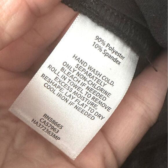 Casual Nordstrom Halogen Black Velour Cropped Trousers w/Satin Belt XXS Petite - Picture 4 of 4